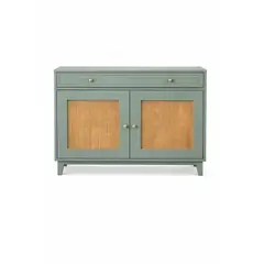 TU MESITA - Aparador Moderno Croacia Color Agave con Ratan