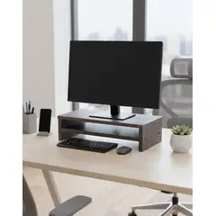 GENERICO - Base soporte para monitor Carbón