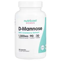 NUTRICOST - D-MANNOSE MUJER CON EXTRACTO DE CRANBERRY