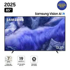 SAMSUNG - Televisor QLED 85 Pulg. Visión AI Smart TV UHD 4K QN85QEF1AGXPE