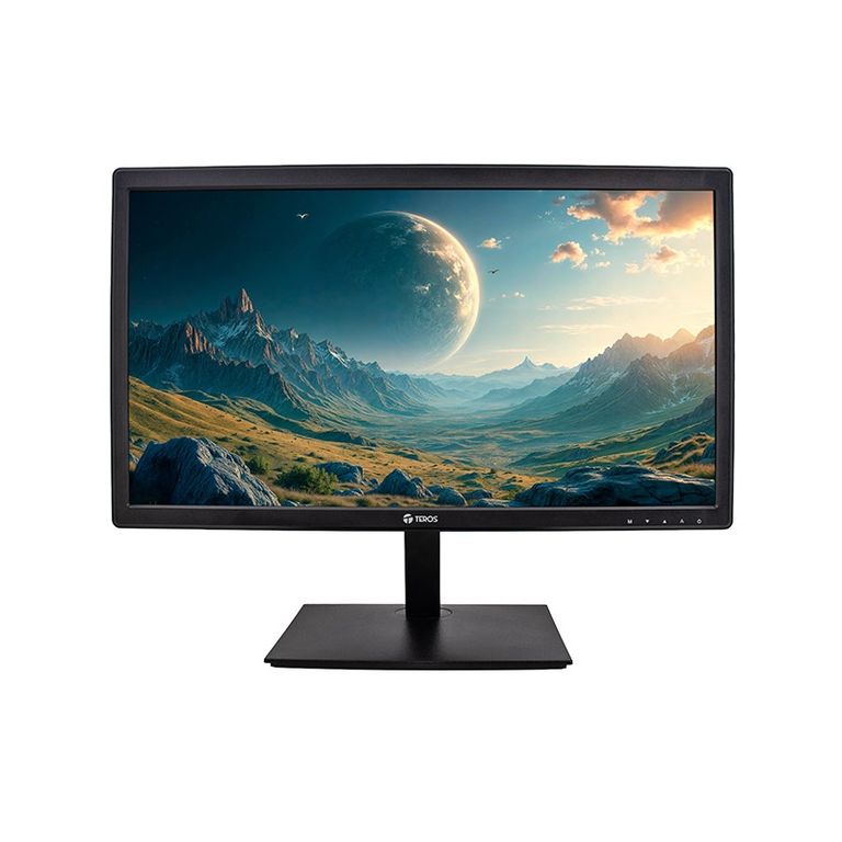 Monitor Plano TE-1916S, 19.5" HD TN, 75 Hz, 5ms, HDMI, VGA, Negro