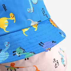 KAST PE - Bucket hat Raptor Azul 50cm: Gorro para niños de 9 meses a 2 años