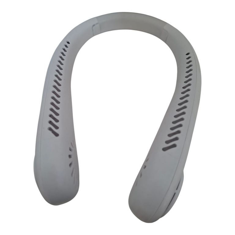Ventilador de cuello recargable con 3 velocidades - Blanco