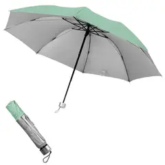 GENERICO - Sombrilla de Mano Plegable Color Verde
