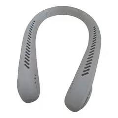 GENERICO - Ventilador de cuello recargable con 3 velocidades - negro