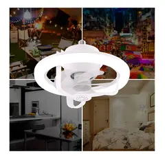 OEM - FOCO VENTILADOR LED RGB 360º HUMIFICADOR CON CONTROL INTELIGENTE