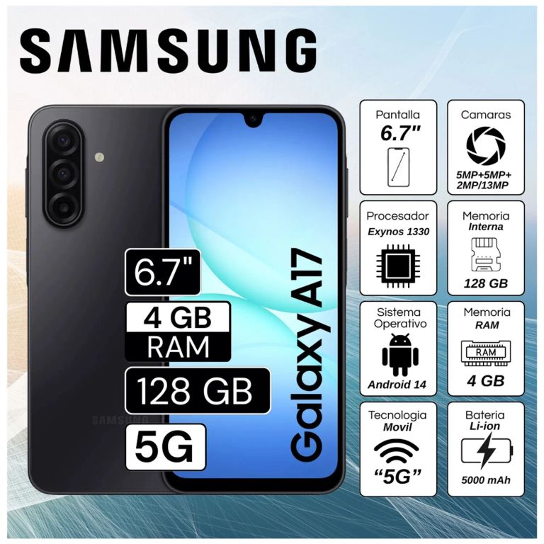 Smartphone A17 4g 128gb 4gb