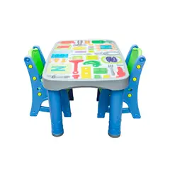 BASA - Set de estudio para niños Didactico Mesa+2 sillas cod 8611