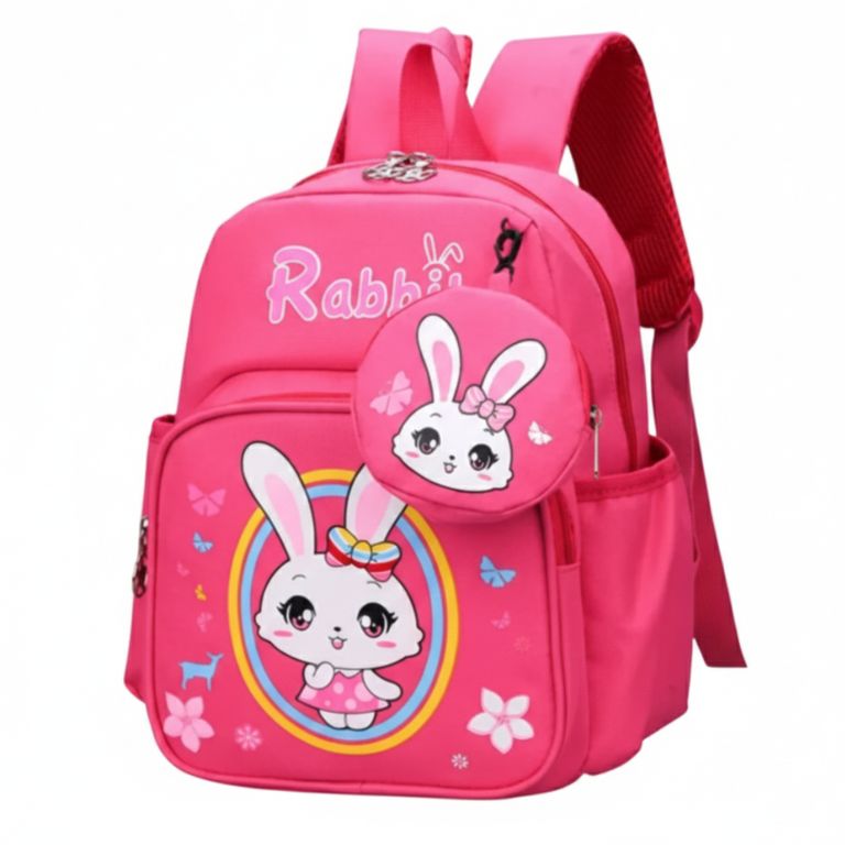 Mochila para Niños y Niñas Diseño Kawaii Kinder Aesthetic + Monedero