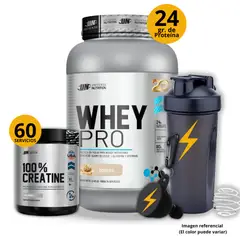 UNIVERSE NUTRITION - Proteína Whey pro de 1kg Cookies + Creatina Creabolic UN 150gr + regalos