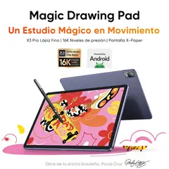 XP-PEN - Tablet de dibujo Magic Drawing Pad Android, 2K QHD 12,2", 8GB, 256GB, 16384 Niveles