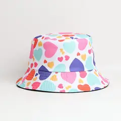KAST PE - Bucket Hat Reversible Cherie 52 cm Gorro para niñas 2 a 5 años