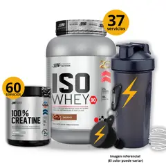 Universe Nutrition - Proteína Iso whey 90 de 1kg Chocolate + Creatina Creabolic UN 150gr + regalos