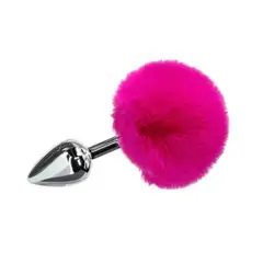 GENERICO - Plug Cola Conejo Dilatador Consolador Fucsia