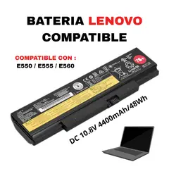 GENERICO - BATERIA LENOVO COMPATIBLE E550 E555 E560 PARA LAPTOP