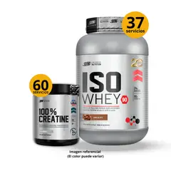 Universe Nutrition - Proteína Iso whey 90 de 1kg Vainilla + Creatina Creabolic UN 150gr
