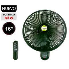 BOSSKO - Ventilador De Pared BK-8210PD con control remoto