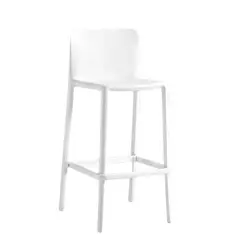 GENERICO - Silla bar Blanco Fluit