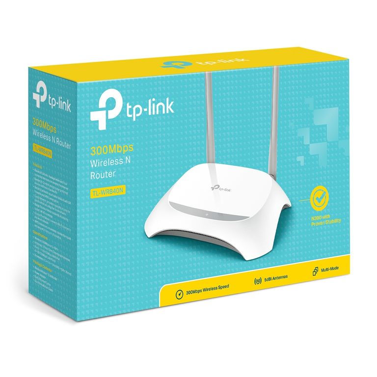 ROUTER TP-LINK TL-WR840N WIRELESS N 300M