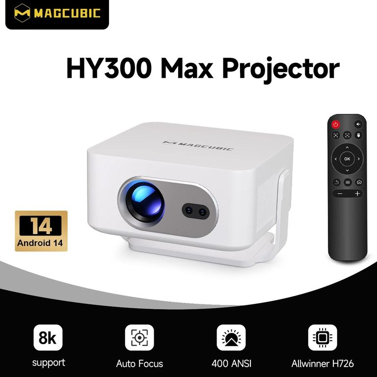 Proyector MagCubic HY300 MAX Android 14 - 400 Ansi -150"