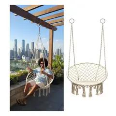 GENERICO - Silla Mecedora Colgante de Ratan C