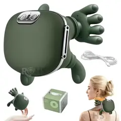 ROHS - Masajeador Eléctrico Shiatsu Para Cuello y Hombros Diseñado con Forma de Manos Biónicas