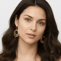 AFRODITA - Aretes Pendientes Modelo FER