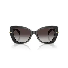 MICHAEL KORS - Lentes de Sol Atlanta Black Horn Light Grey Gradient MK2258U Mujer Negro