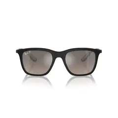 RAY BAN - Lentes de Sol Ray-Ban Matte Black Grey Mir Grey Gradient Polar RB4433M Unisex Negro Polarizado