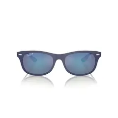 RAY BAN - Lentes de Sol Ray-Ban Matte Blue Grey Mir Blue Polar RB4607M Unisex Azul Polarizado
