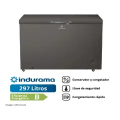 INDURAMA - Congeladora CI-320DG 297L Defrost Plomo