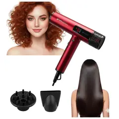 GENERICO - Secadora Rozia para Cabello Personal Cuidado de Cabello Alta Potencia Cable Giro 360° Salón en Casa