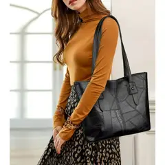 GENERICO - Bolso De Hombro Gran Capacidad Moderno Cartera De Mano Alta Calidad