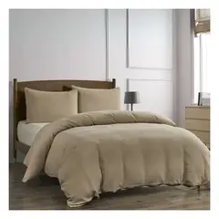 GENERICO - Funda plumón Muss 100 % algodón importado beige