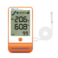 GENERICO - Termohigrómetro Data Logger Temp y Humed Elitech GSP-6 Pro Bluetooth