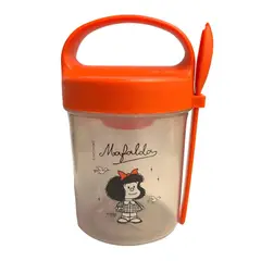 MAFALDA - Taper con Cuchara Escolar 560 ML