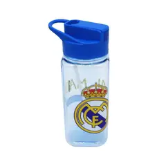 REAL MADRID - Tomatodo Escolar Botella Con Cañita Futbol 500 ML