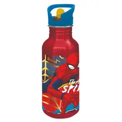 DISNEY CLASICOS - Tomatodo Aluminio Spiderman con cañita 545 ML