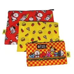 CHILDRENS CLUB - Set de Estuches x3 BT21 BTS Kpop Kawai