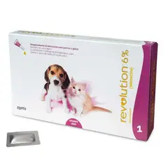 ZOETIS - Revolution Antipulgas 6% Gatos y Perros Menos de 2.5kg Pipeta 1 Un