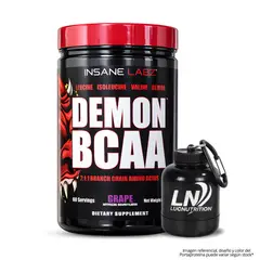 INSANE LABZ - Demon Bcaa / Anminoácidos 60 Servicios - Grape + Portaproteina