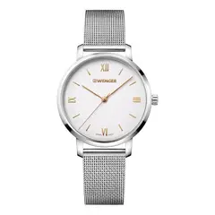 WENGER - Reloj Metropolitan Donnissima Gris Blanco