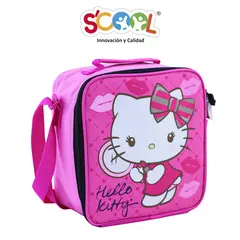 SCOOL - - Lonchera Kombat Cuadrada Tela Hello KittyA