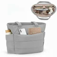 GENERICO - BOLSO PUFFER - TIPO TOTE BAG PARA DAMA PORTALAPTOP