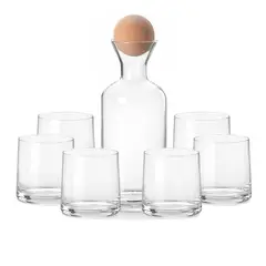 GENERICO - SET DE JARRA Y 6 VASOS FRANCIS