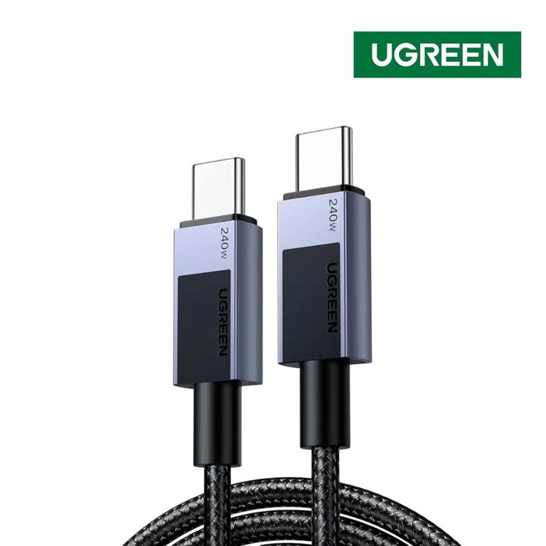 Cable Usb-c A Usb-c 1 Metro Carga Rápida 240w Tecno PD 3.1 Para iPhone Galaxy Macbook