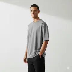 GENERICO - Polo Oversize de Algodon Para Hombre Unisex De Gramaje 200