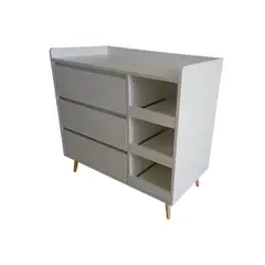 GENERICO - Cómoda con cambiador y repisas abiertas