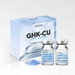 GENERICO - GHK-Cu Péptido de Cobre Azul Alidina Kit Suero Liofilizado Piel y Cabello 50mg+3ml Alterna Peptido