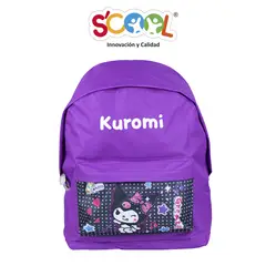 SCOOL - - Mochila Kombat Oficio Tela Kuromi